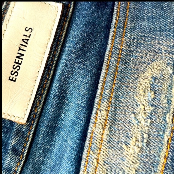 COPY - NEW W O T 🚨 Fear of god zipper ankle distressed by hand Japanese selvedge - Picture 10 of 17